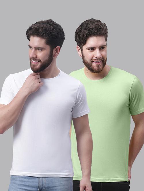 men pack of 2 solid t-shirts - 20644834 - Very Small Image - 1
