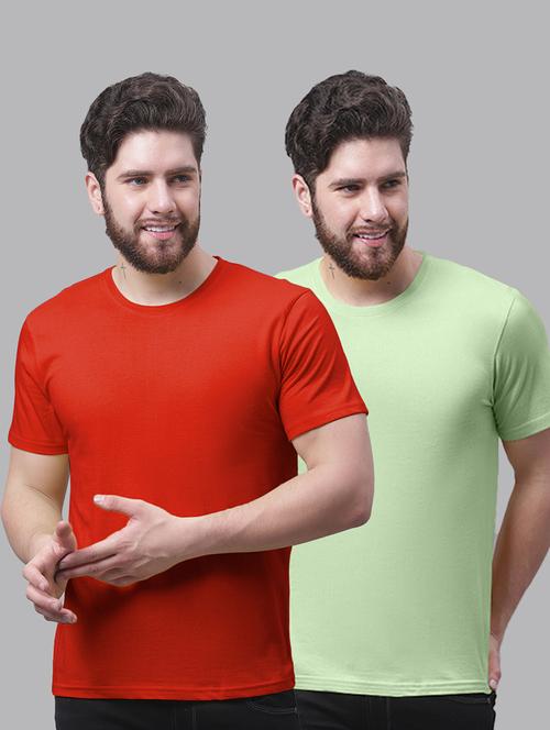men pack of 2 solid t-shirts - 20644837 - Very Small Image - 1