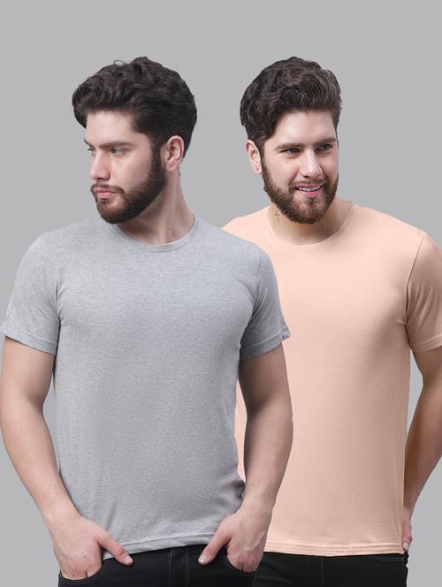 men pack of 2 solid t-shirts - 20644839 - Very Small Image - 1