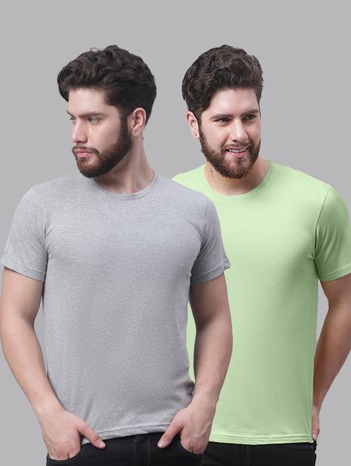 men pack of 2 solid t-shirts - 20644840 - Very Small Image - 1