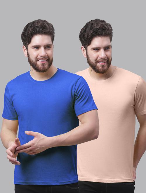 men pack of 2 solid t-shirts - 20644842 - Very Small Image - 1