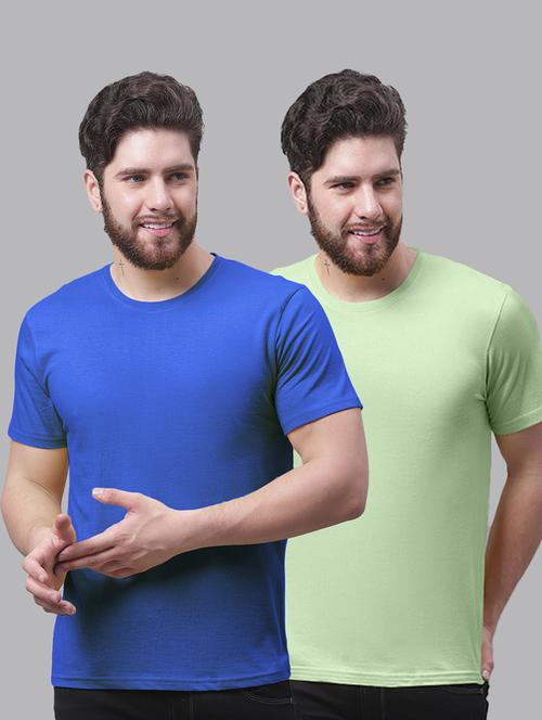 men pack of 2 solid t-shirts - 20644843 - Very Small Image - 1