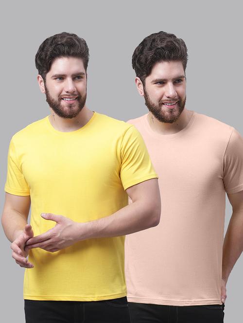 men pack of 2 solid t-shirts - 20644845 - Very Small Image - 1