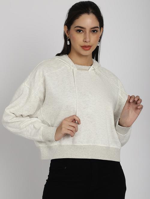 women white solid full sleeve sweatshirt - 20646136 - Very Small Image - 1
