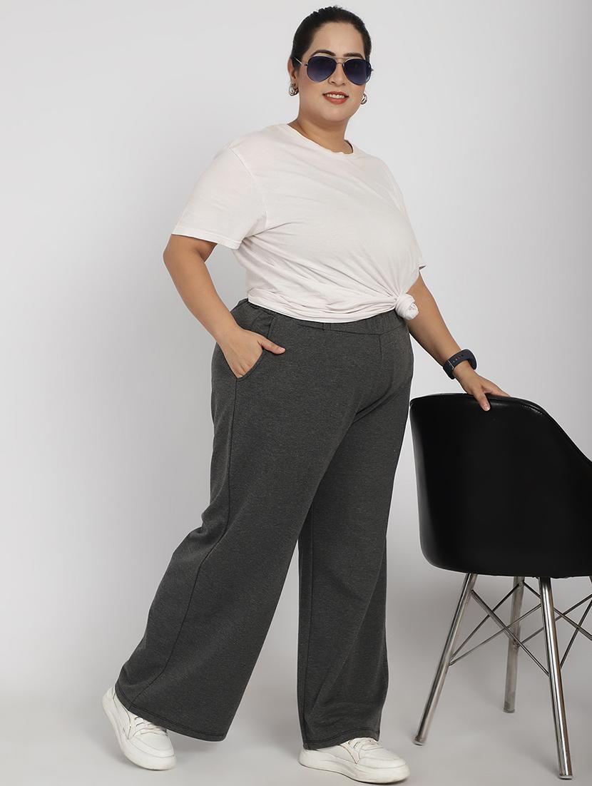 women solid flat front tailored trouser - 20646206 - Zoom Image - 3