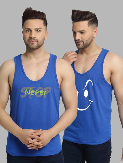 pack of 2 multi colored vest - 20646557 - Very Small Image - 1