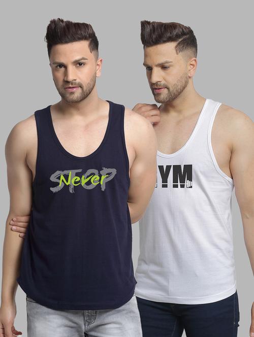pack of 2 printed vest - 20646578 - Very Small Image - 1