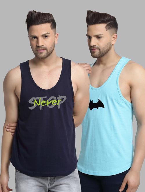 pack of 2 printed vest - 20646584 - Very Small Image - 1