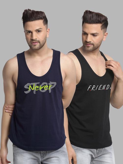 pack of 2 printed vest - 20646586 - Very Small Image - 1