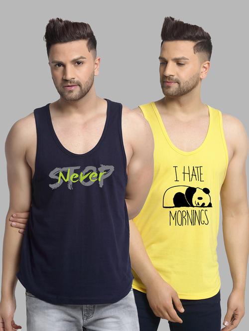 pack of 2 printed vest - 20646592 - Very Small Image - 1
