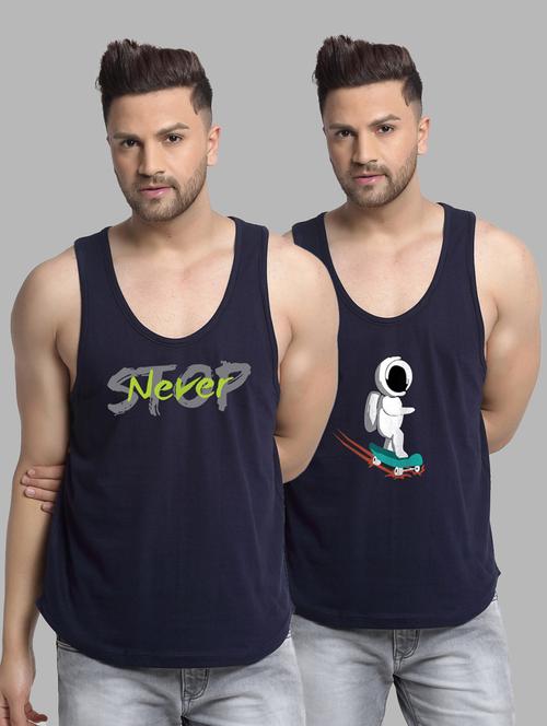pack of 2 printed vest - 20646594 - Very Small Image - 1