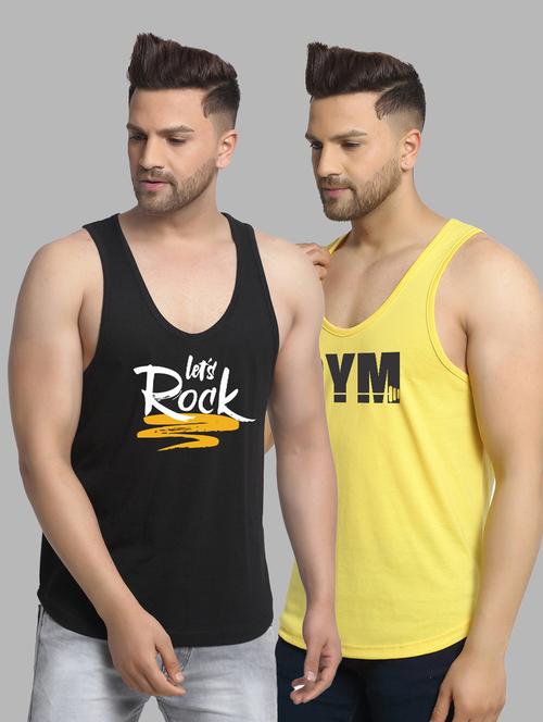 pack of 2 printed vest - 20646604 - Very Small Image - 1