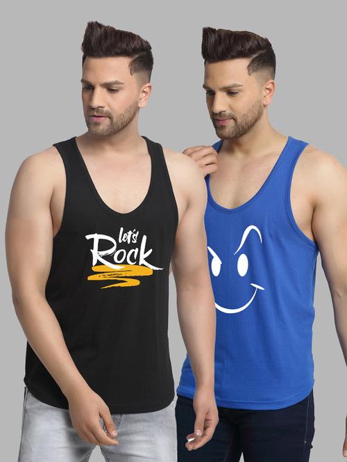 pack of 2 printed vest - 20646608 - Very Small Image - 1