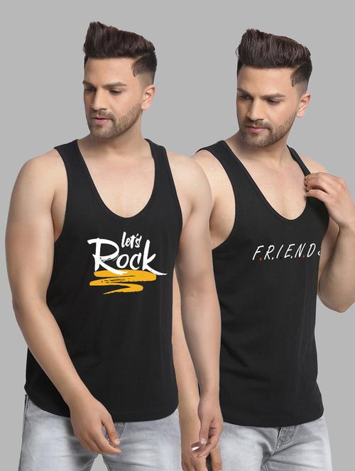 pack of 2 printed vest - 20646611 - Very Small Image - 1