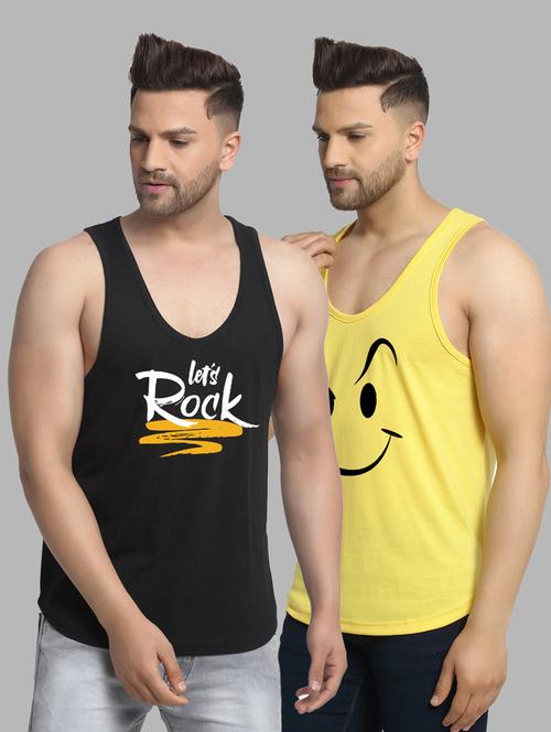 pack of 2 printed vest - 20646622 - Very Small Image - 1