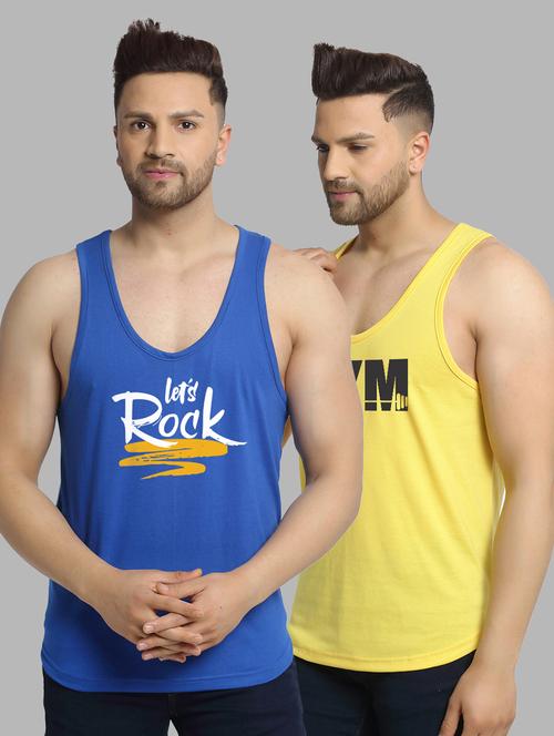 pack of 2 printed vest - 20646654 - Very Small Image - 1