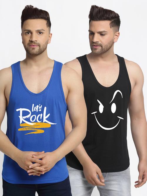 pack of 2 printed vests - 20646657 - Very Small Image - 1