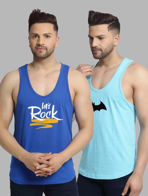 pack of 2 printed vest - 20646659 - Very Small Image - 1