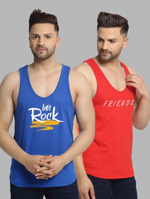 pack of 2 printed vest - 20646662 - Very Small Image - 1