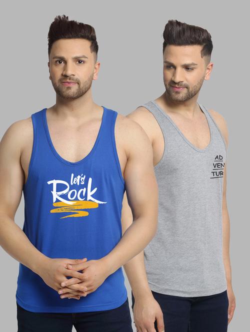 pack of 2 printed vest - 20646663 - Very Small Image - 1