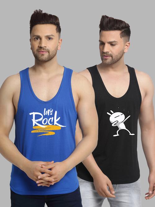 pack of 2 printed vest - 20646671 - Very Small Image - 1