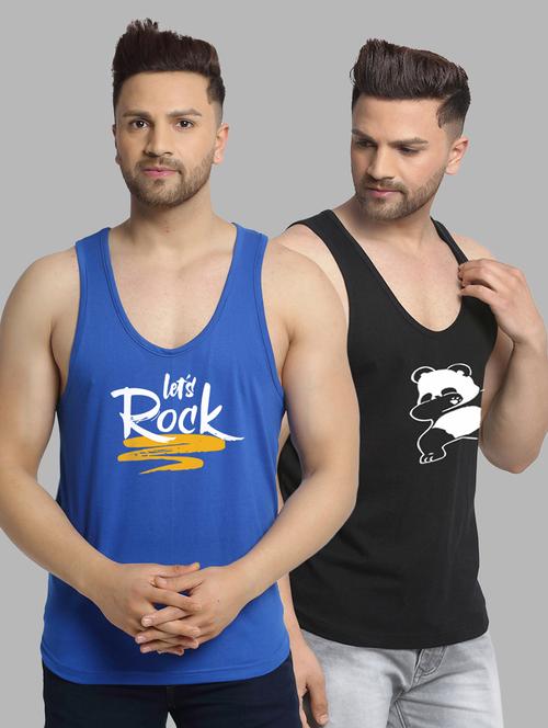 pack of 2 printed vest - 20646675 - Very Small Image - 1