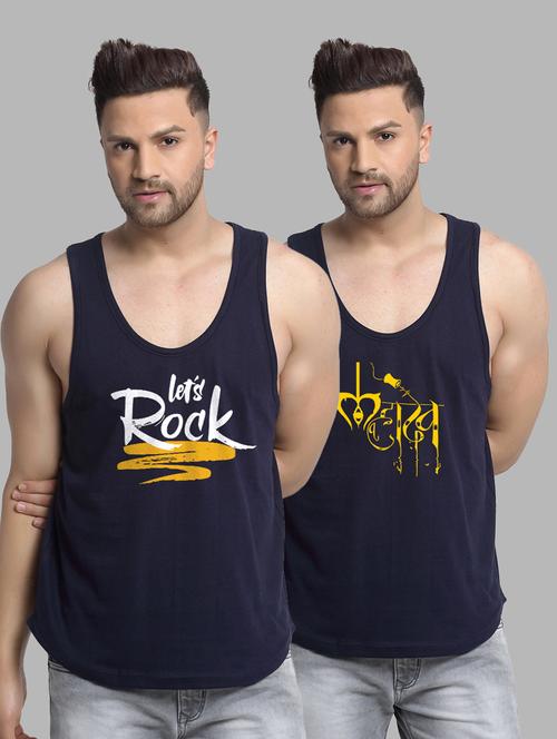 pack of 2 printed vest - 20646701 - Very Small Image - 1