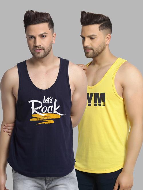 pack of 2 printed vest - 20646703 - Very Small Image - 1