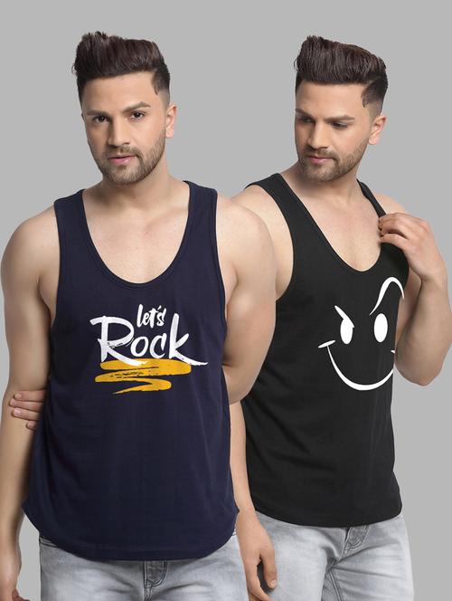 pack of 2 printed vest - 20646706 - Very Small Image - 1