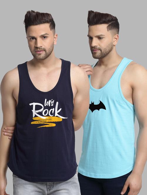 pack of 2 printed vest - 20646707 - Very Small Image - 1