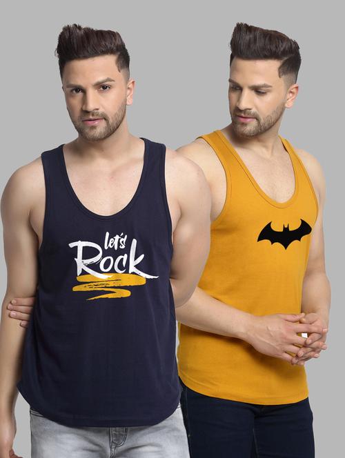 pack of 2 printed vest - 20646708 - Very Small Image - 1