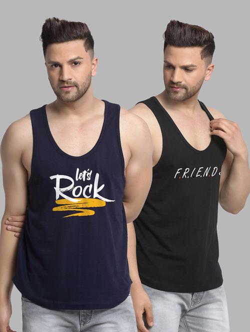 pack of 2 printed vest - 20646709 - Very Small Image - 1