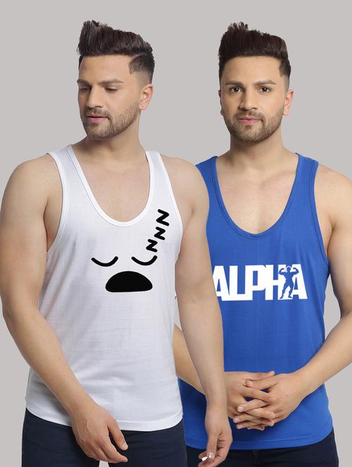 pack of 2 printed vest - 20646723 - Very Small Image - 1