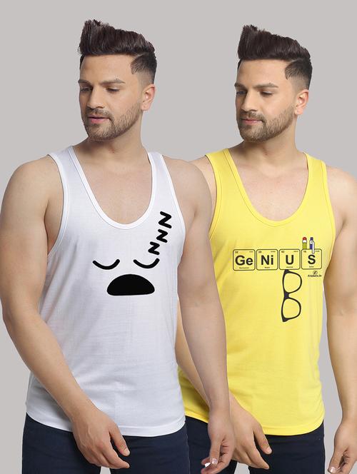 pack of 2 printed vests - 20646738 - Very Small Image - 1