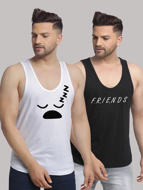 pack of 2 printed vest - 20646742 - Very Small Image - 1