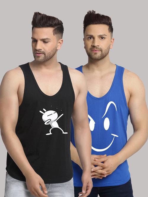 pack of 2 printed vest - 20646762 - Very Small Image - 1