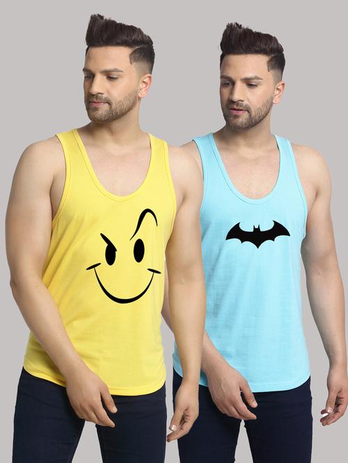 pack of 2 printed vest - 20646774 - Very Small Image - 1