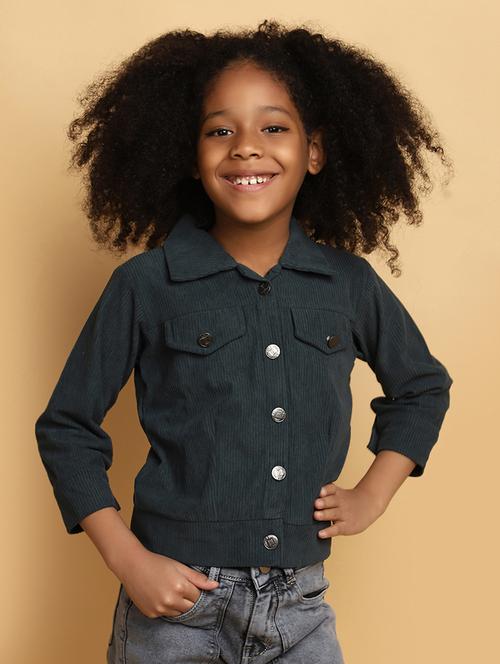 green cotton top - 20658346 - Very Small Image - 1