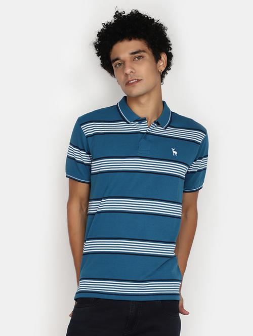 men stripes short sleeves t-shirt - 20670099 - Very Small Image - 1