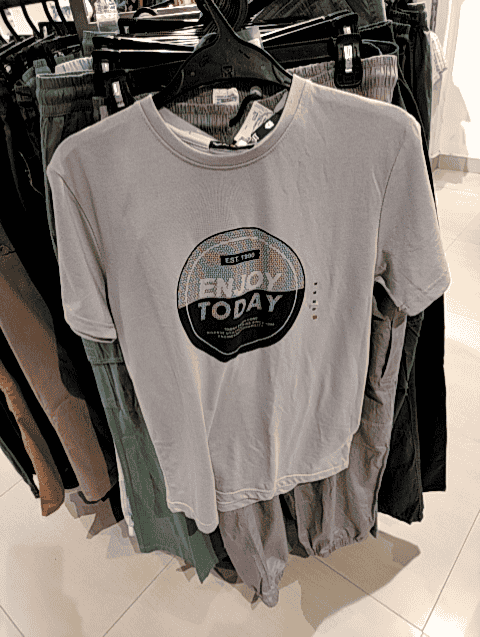 light grey poly cotton tshirt - 20671306 - Very Small Image - 1