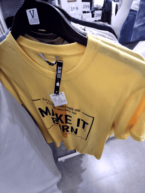 yellow cotton single jersey tshirt - 20671373 - Very Small Image - 1
