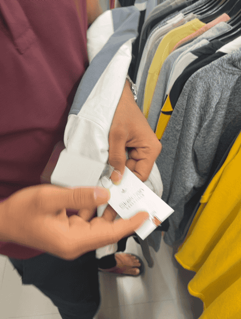 white cotton lycra single jersey tshirt - 20672059 - Very Small Image - 1