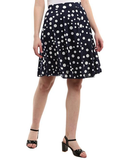 navy blue imported skirt - 20680147 - Very Small Image - 1