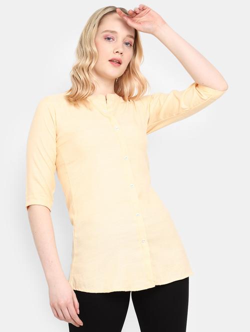 pink cotton a line top - 20681363 - Very Small Image - 1