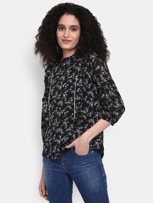 black cotton a line top - 20681995 - Very Small Image - 1