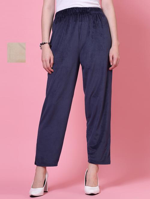 women multi color pack of 2 trousers - 20683160 - Very Small Image - 1