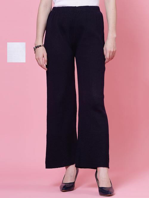 women set of 2 multicolored full length palazzos - 20683175 - Very Small Image - 1