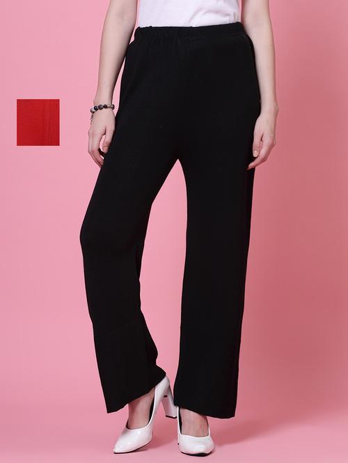 women set of 2 multicolored full length palazzos - 20683187 - Very Small Image - 1