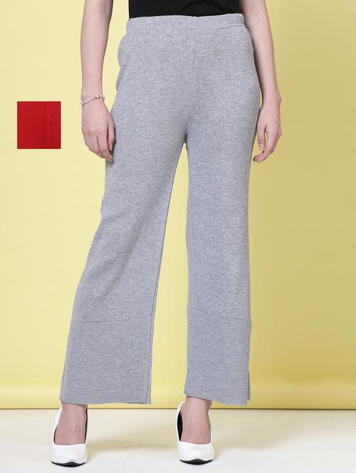 set of 2 solid multi coloured palazzos - 20683188 - Very Small Image - 1