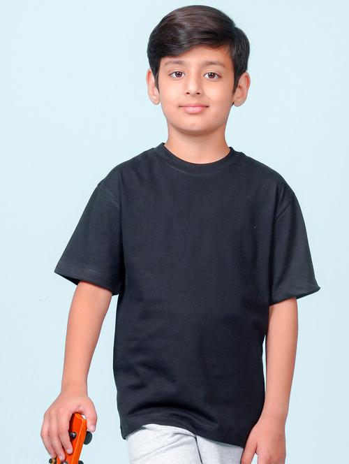boys solid cotton short sleeve t-shirt - 20683526 - Very Small Image - 1